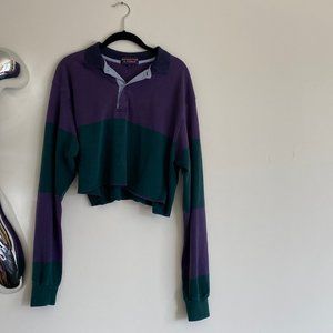 Brandy Melville - Vintage cropped "dad" sweater